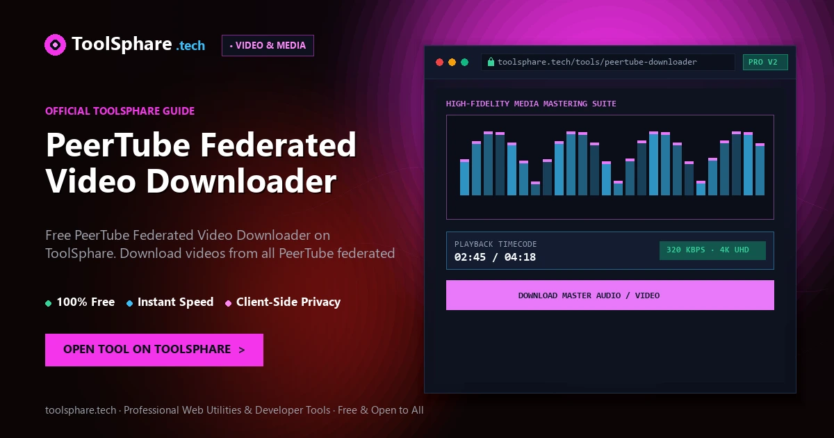 PeerTube Federated Video Downloader: free online guide