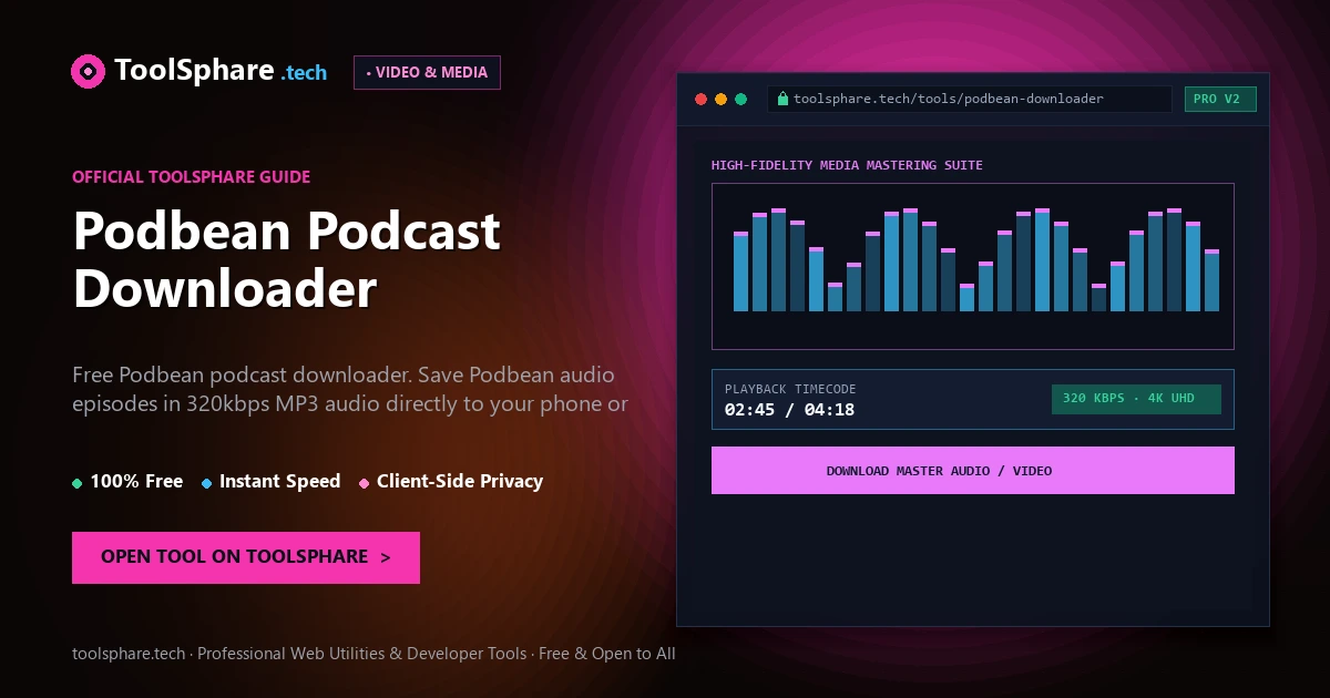 Podbean Podcast Downloader: free online guide