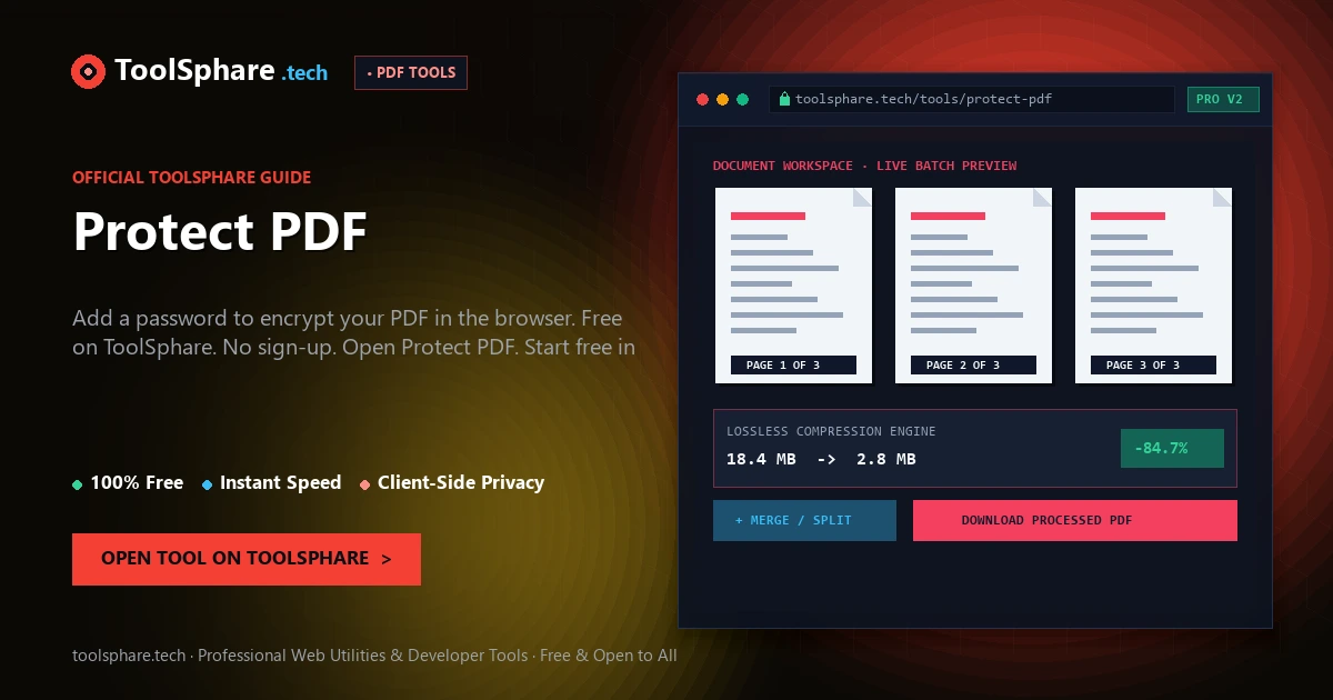 Protect PDF: free online guide