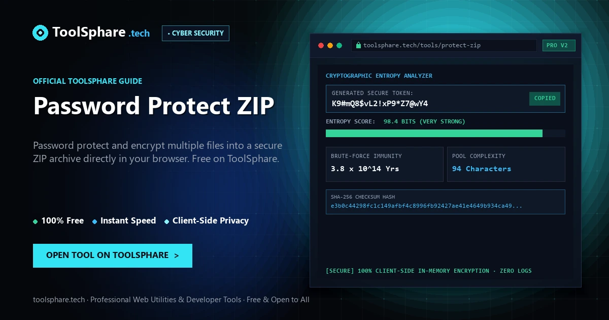 Password Protect ZIP: free online guide
