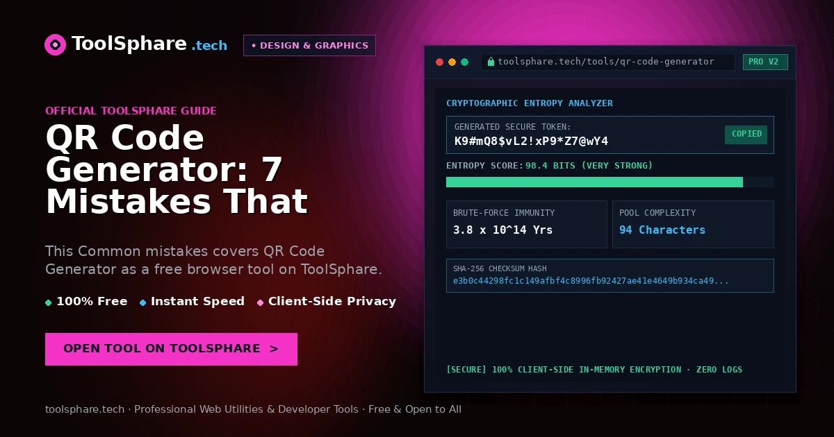 QR Code Generator: 7 Mistakes That Waste Time (And How to Fix Them)