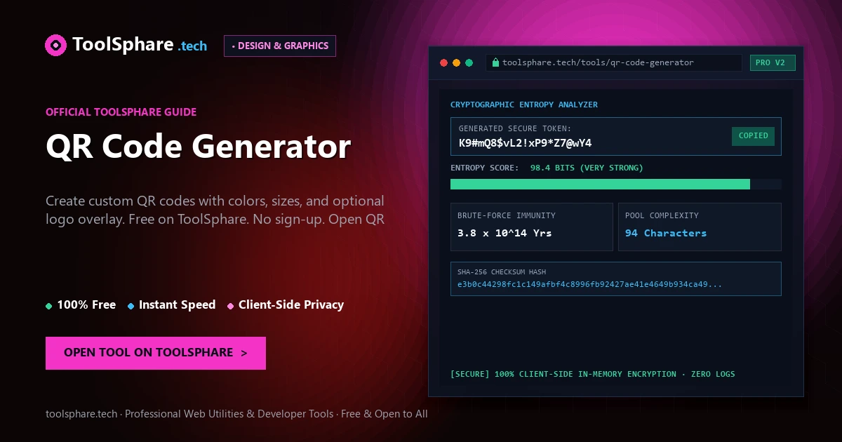 QR Code Generator: free online guide - ToolSphare Guide