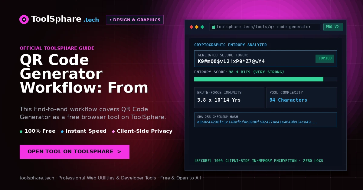 QR Code Generator Workflow: From Upload to Download Without Sign-Up