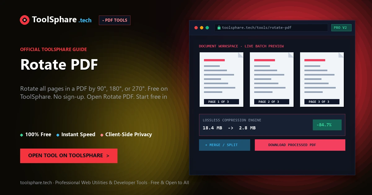Rotate PDF: free online guide
