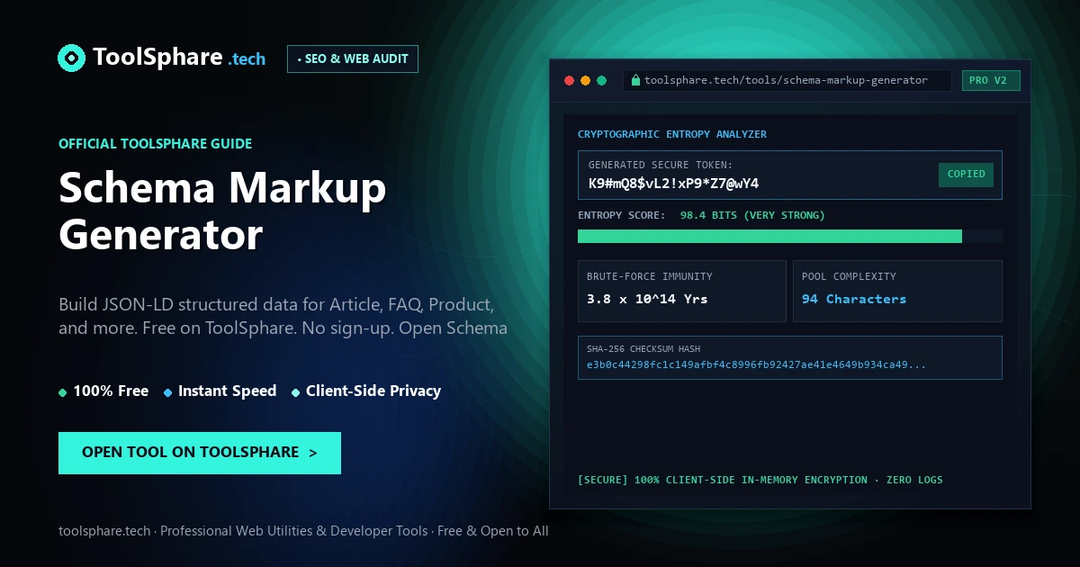Schema Markup Generator: free online guide