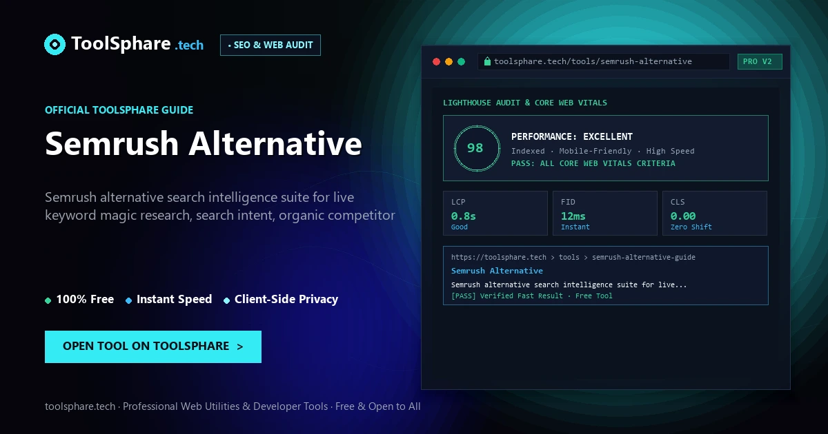 Semrush Alternative: free online guide