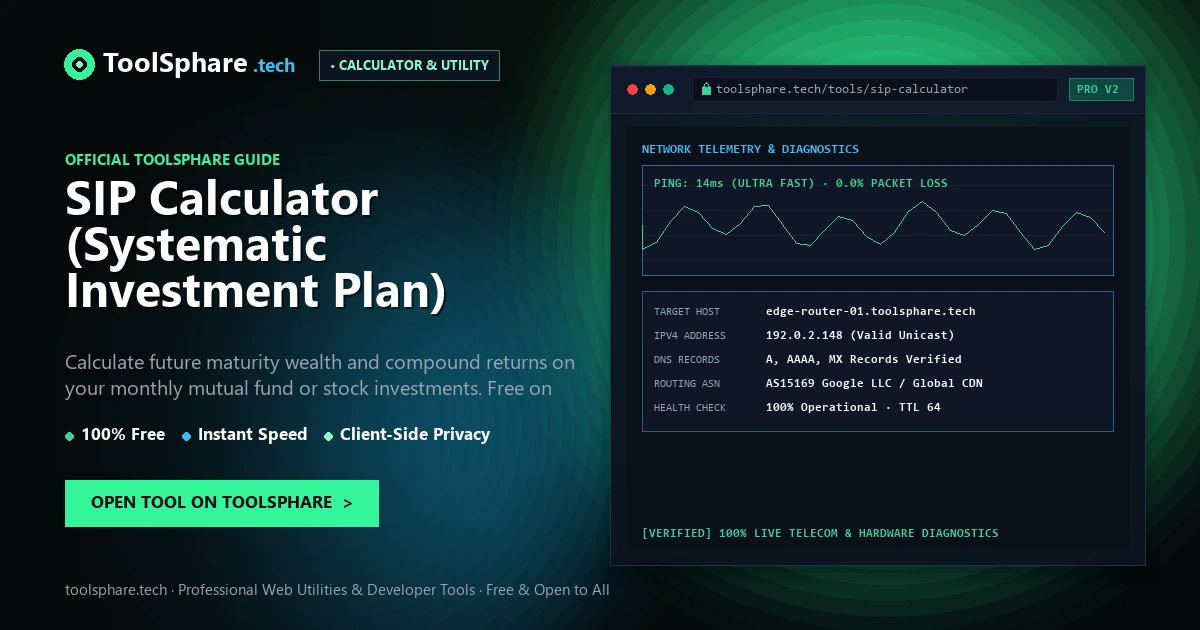SIP Calculator (Systematic Investment Plan): free online guide