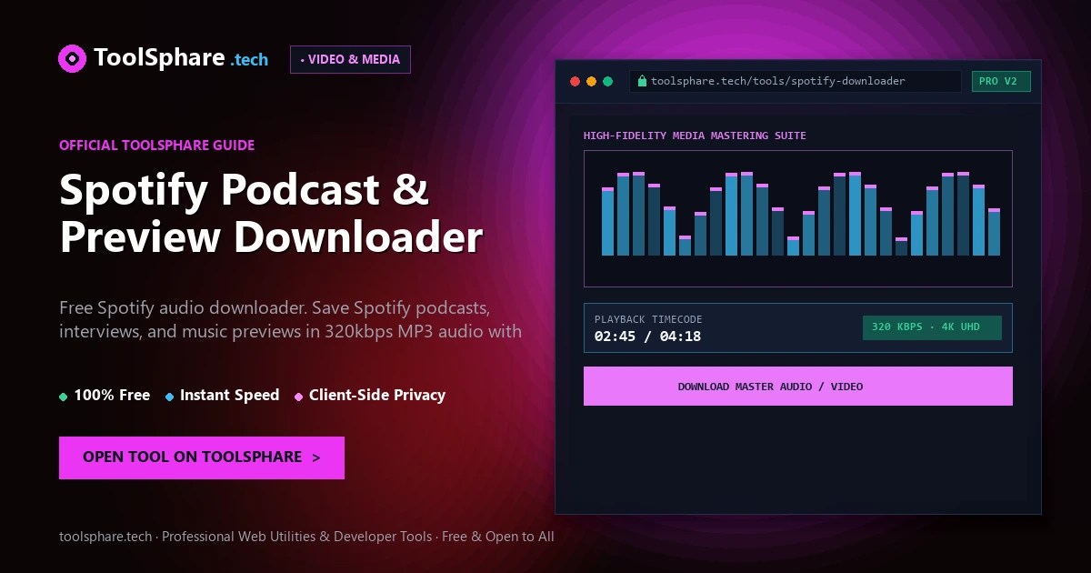 Spotify Podcast & Preview Downloader: free online guide