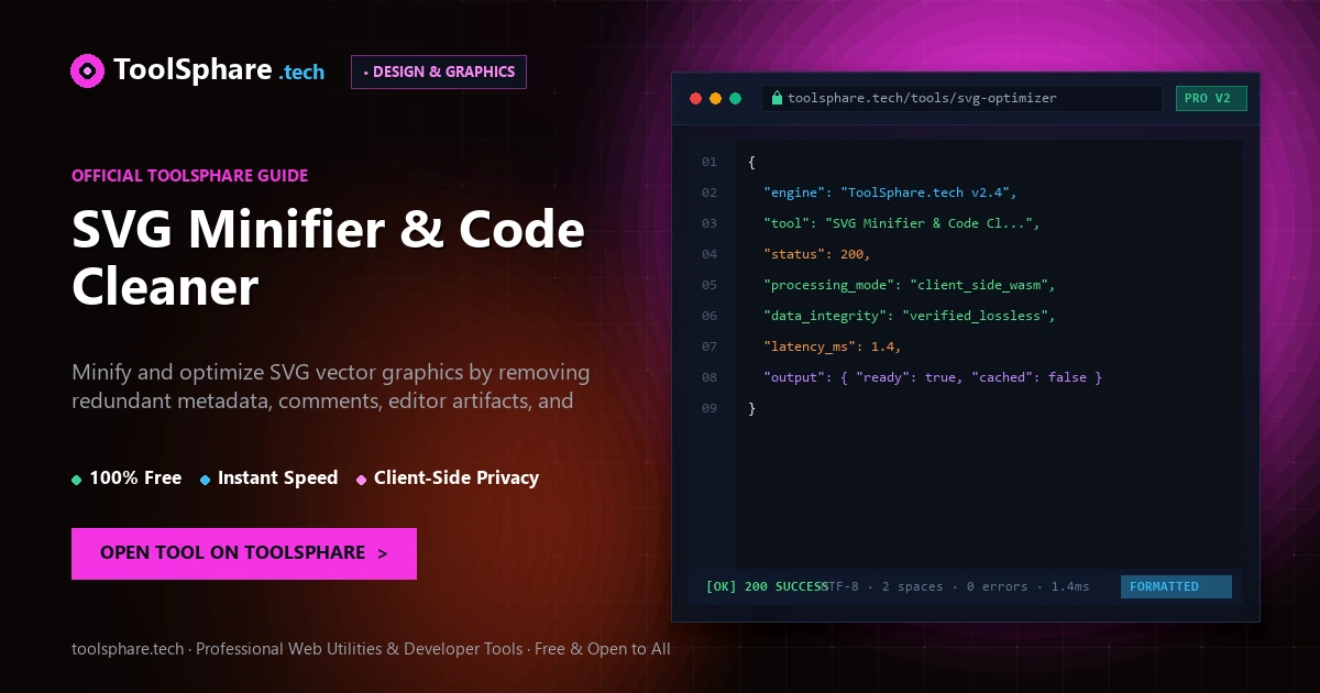 SVG Minifier & Code Cleaner: free online guide