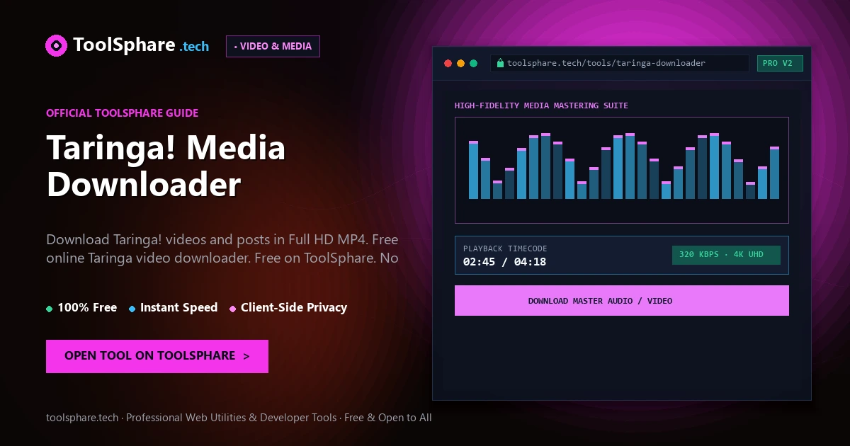 Taringa! Media Downloader: free online guide