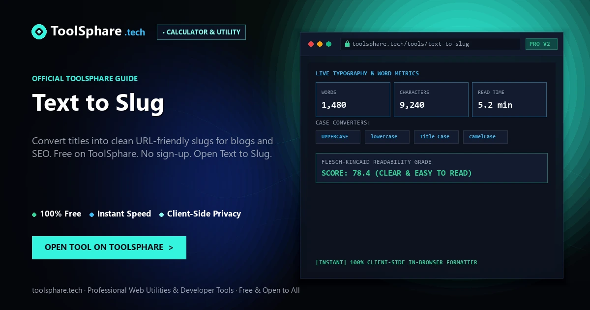 Text to Slug: free online guide