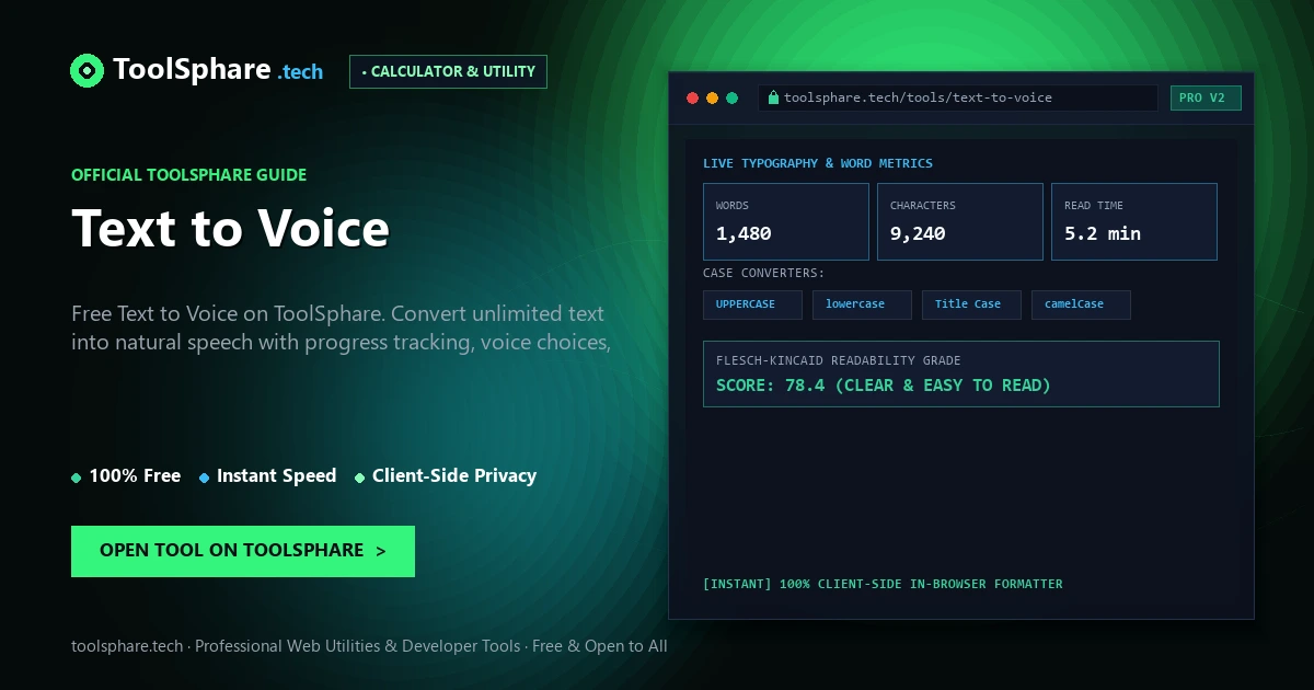 Text to Voice: free online guide