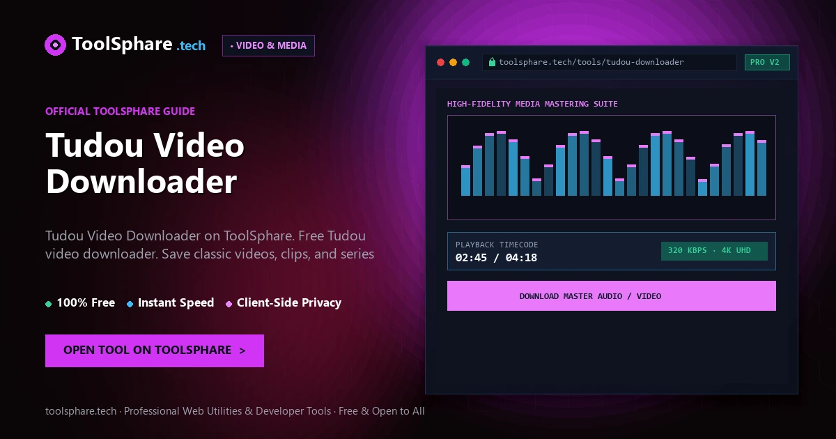 Tudou Video Downloader: free online guide