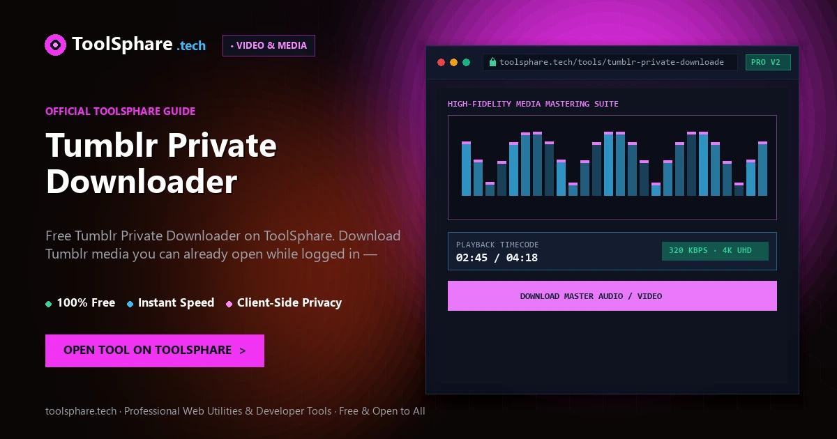 Tumblr Private Downloader: free online guide