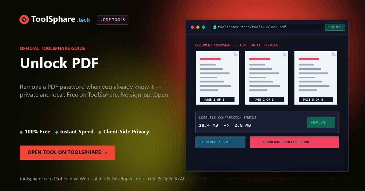 Unlock PDF: free online guide