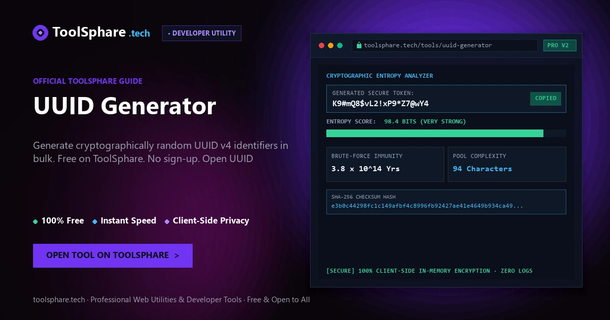 UUID Generator: free online guide