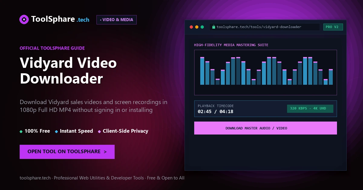 Vidyard Video Downloader: free online guide