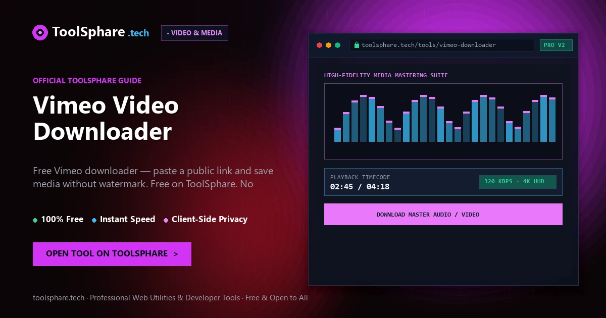 Vimeo Video Downloader: free online guide