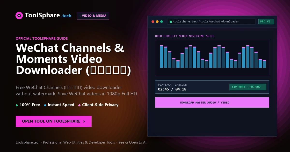 WeChat Channels & Moments Video Downloader (微信视频号): free online guide