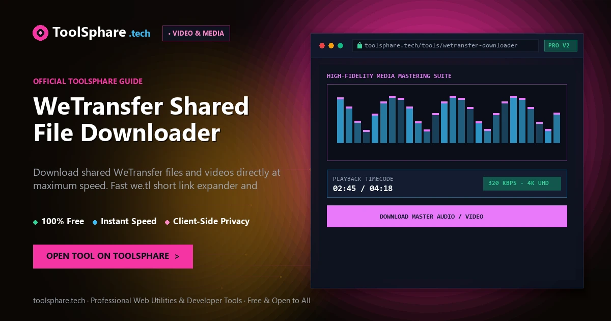 WeTransfer Shared File Downloader: free online guide