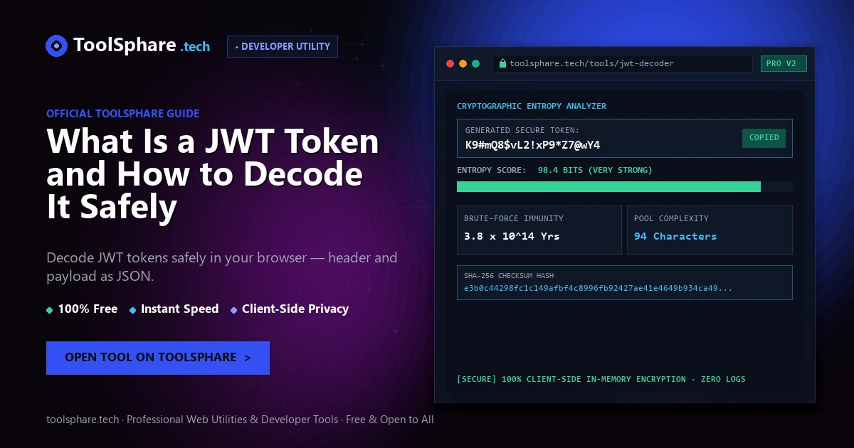 What Is a JWT Token and How to Decode It Safely