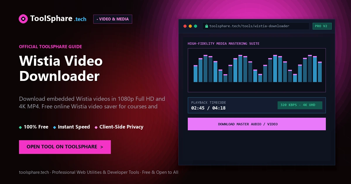 Wistia Video Downloader: free online guide