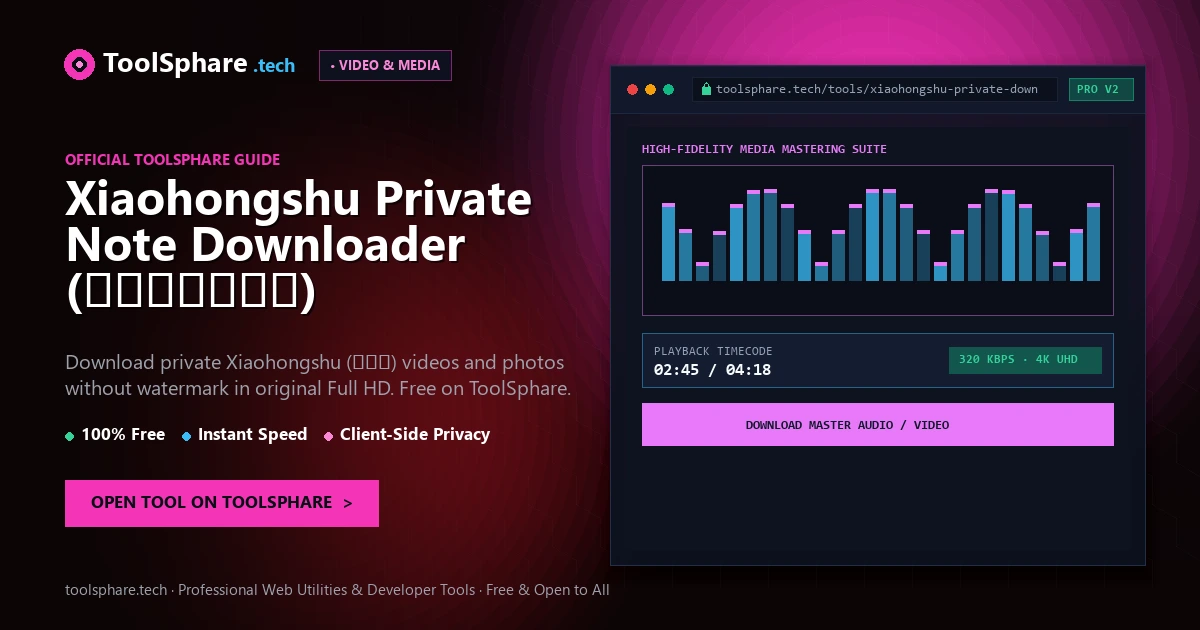 Xiaohongshu Private Note Downloader (小红书私密笔记): free online guide