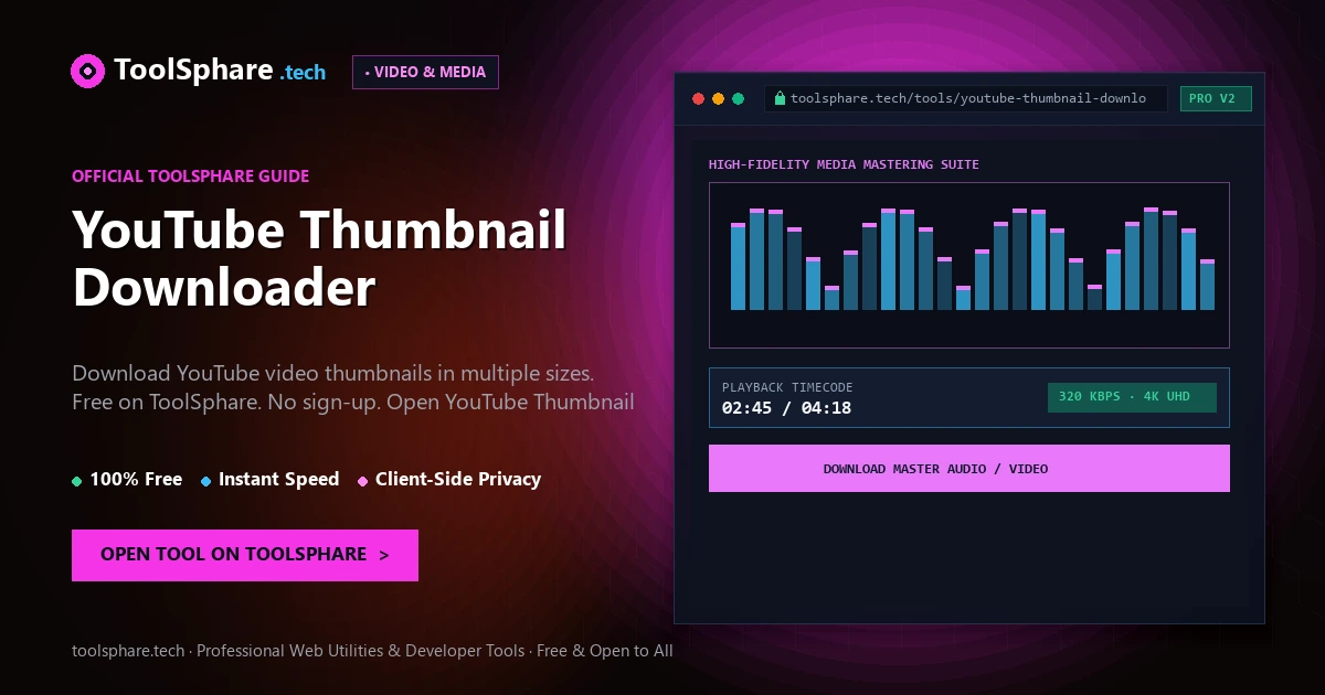 YouTube Thumbnail Downloader: free online guide