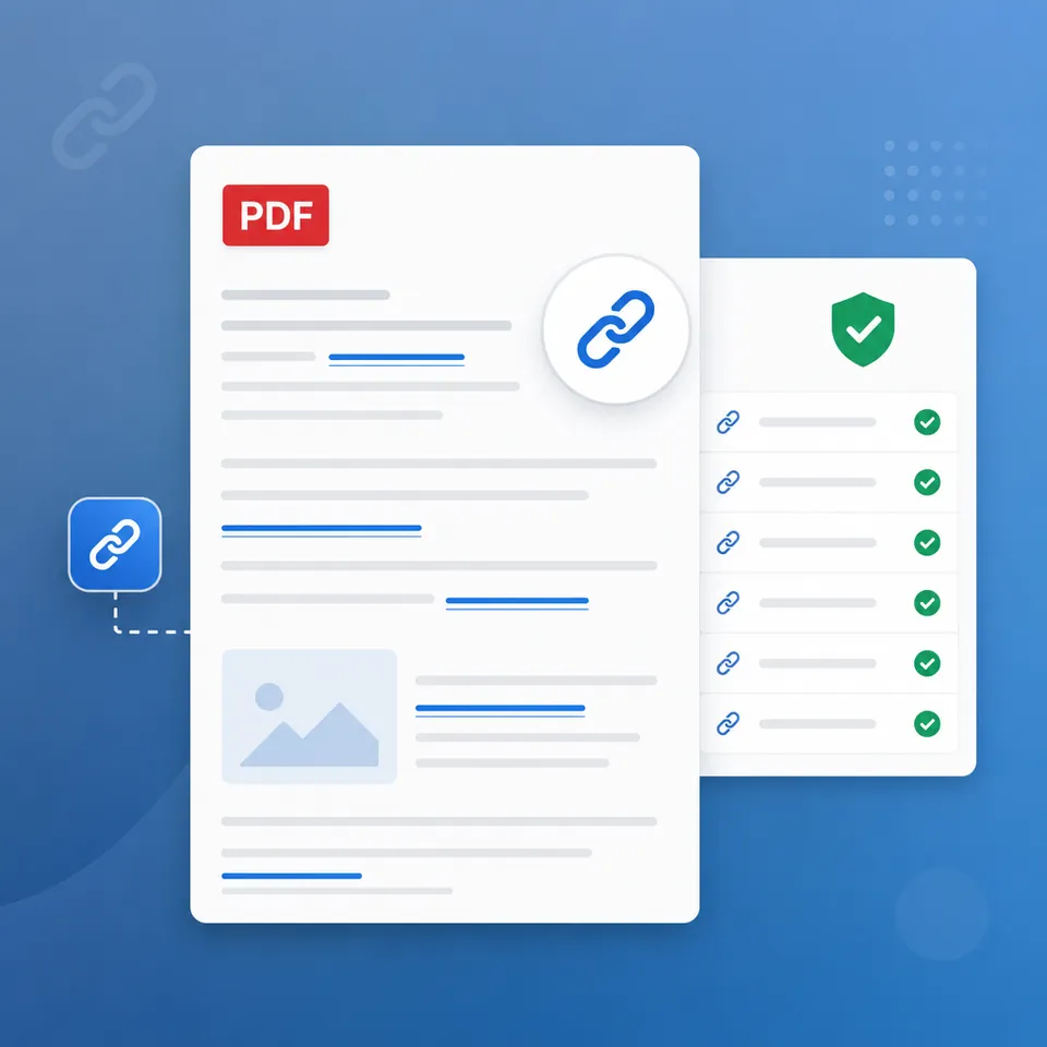Tangkapan layar alat Editor Tautan PDF gratis di ToolSphare