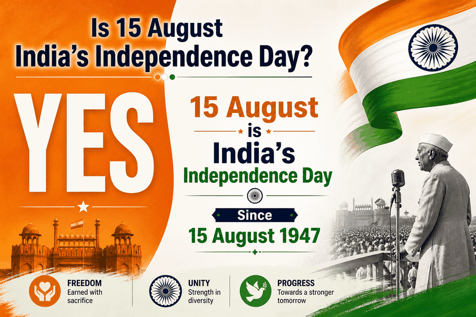 India Independence Day 2026 — 80th Independence Day on 15 August
